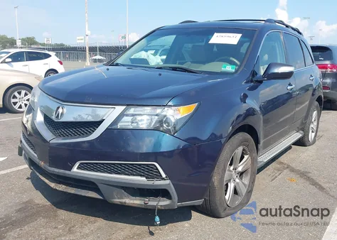 2010 Acura Mdx из США, поврежденный, VIN 2HNYD2H22AH528963